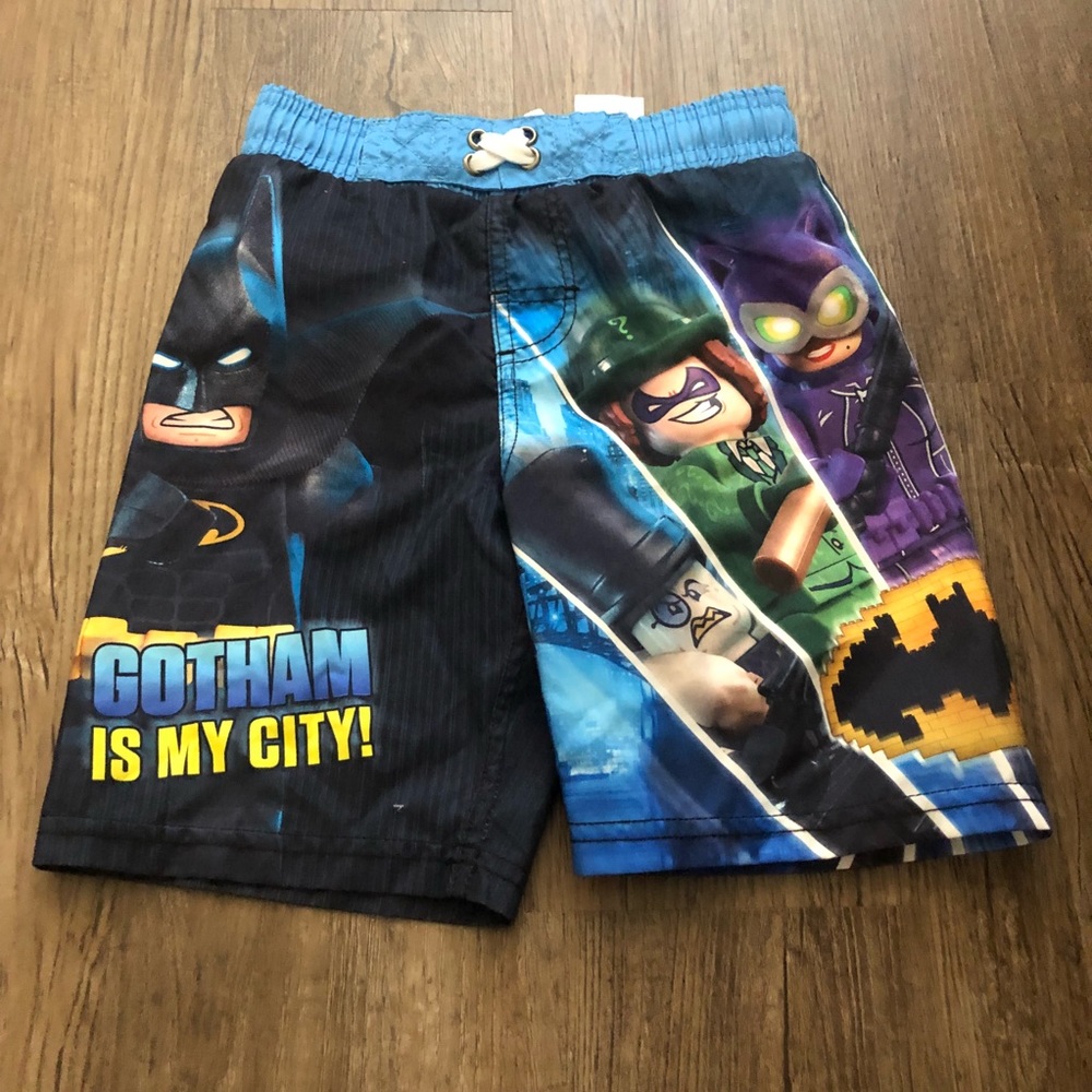 Boys Batman LEGO swim trunks